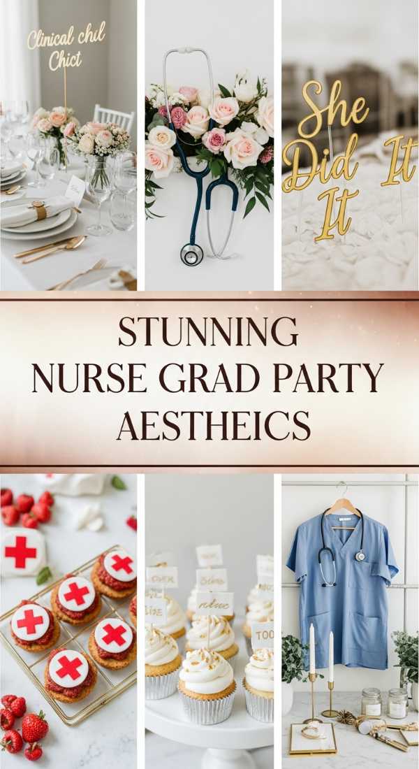 Stunning Nurse Grad Party Aesthetics 69df2434c9555