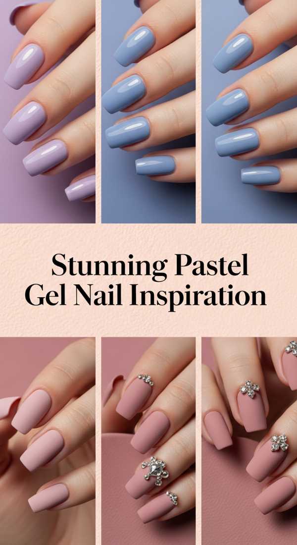 Stunning Pastel Gel Nail Inspiration 69f32d44af03d