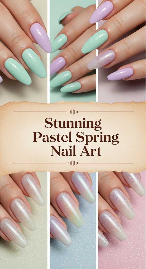 Stunning Pastel Spring Nail Art 69df3ac35990b