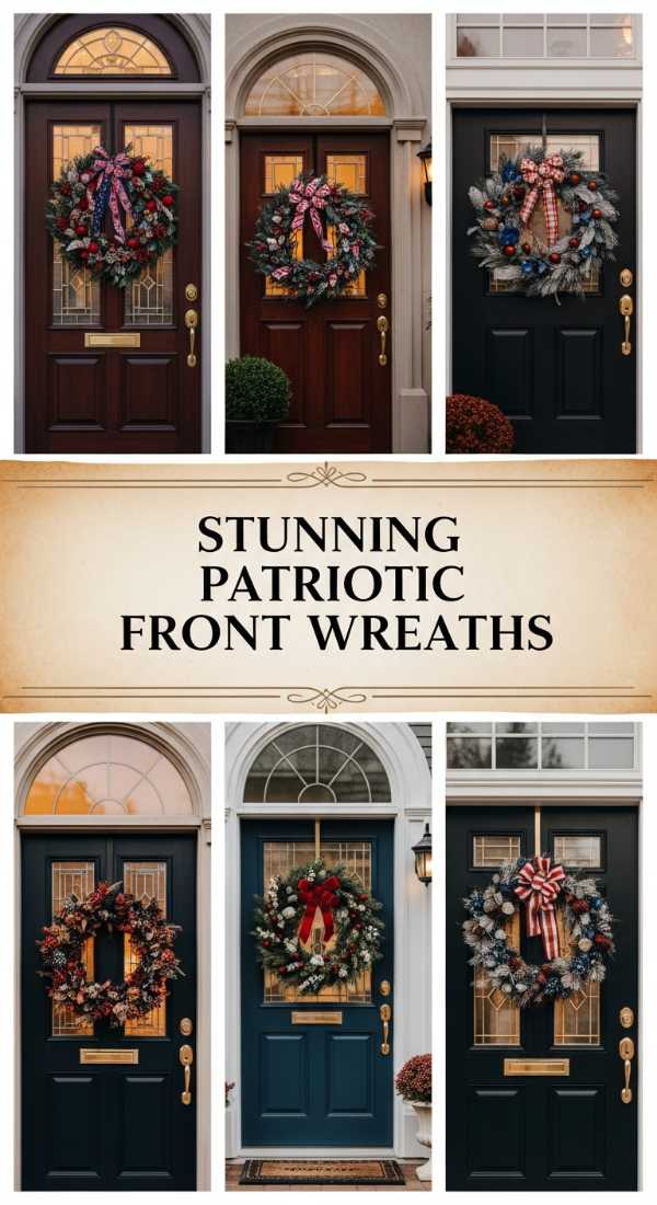 Stunning Patriotic Front Wreaths 69df4673a4dd8