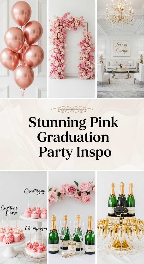 Stunning Pink Graduation Party Inspo 69e32c546edc8