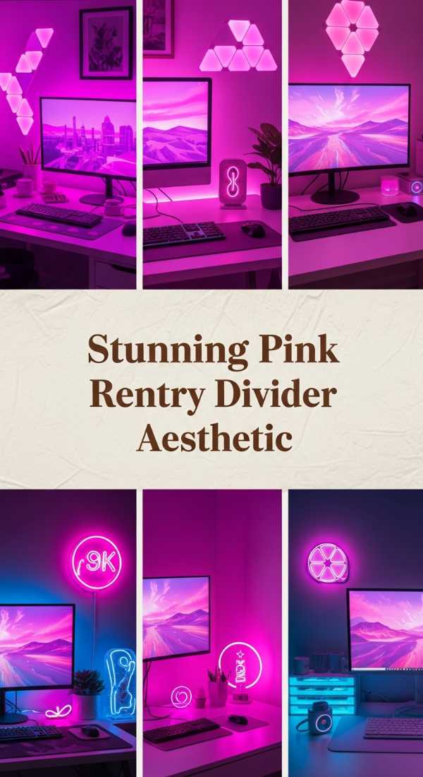Stunning Pink Rentry Divider Aesthetic 69e51e5aaa1bf