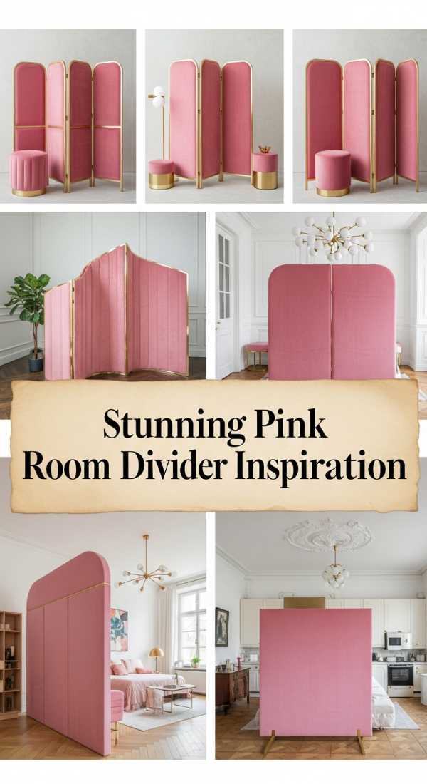 Stunning Pink Room Divider Inspiration 69e777a33fe90
