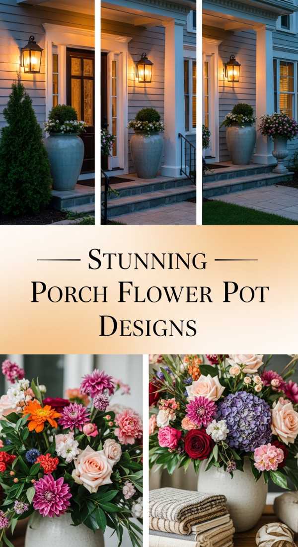 Stunning Porch Flower Pot Designs 69ed0348d4b76