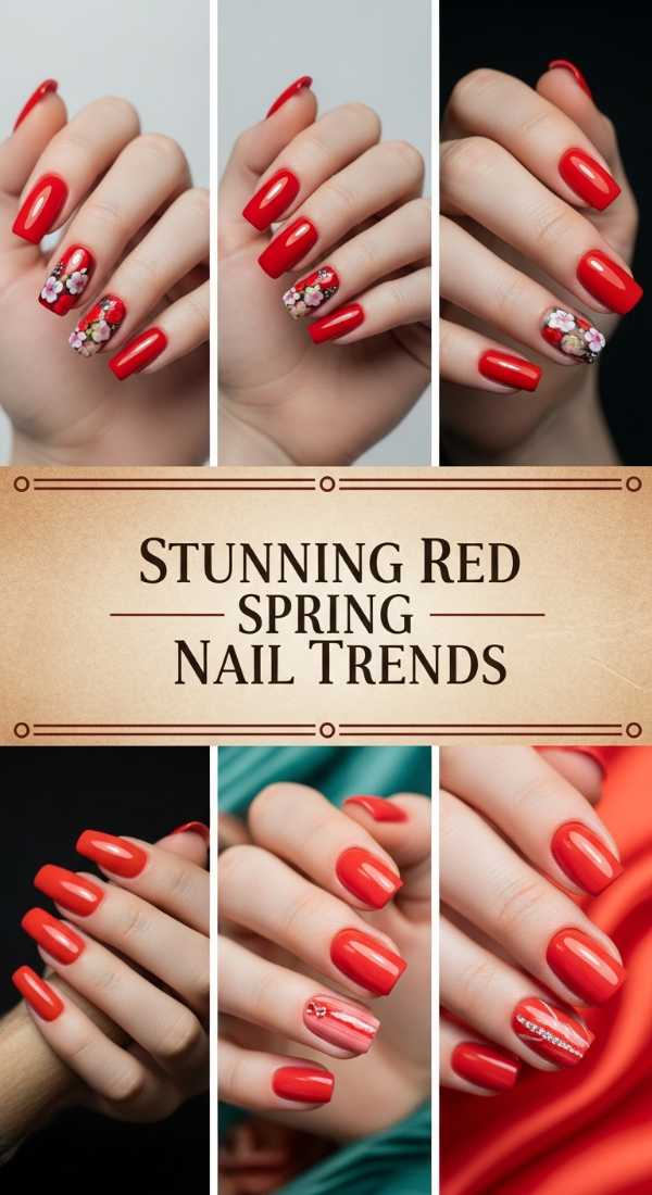 Stunning Red Spring Nail Trends 69ee4175dedb5