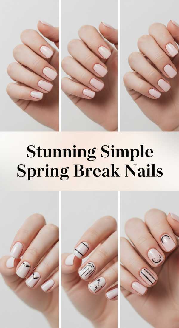 Stunning Simple Spring Break Nails 69e4e4ad49659