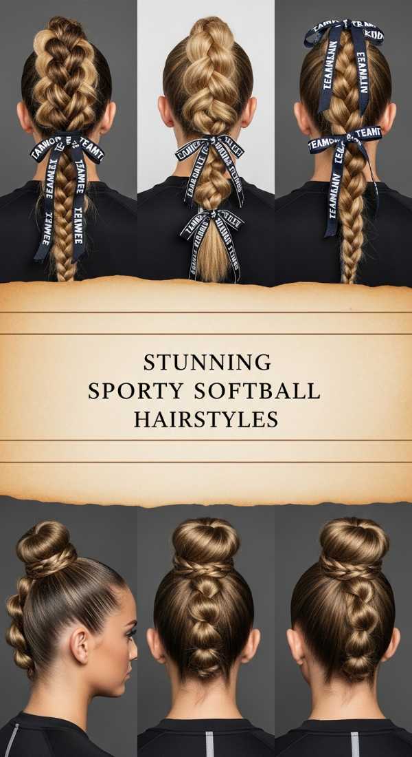 Stunning Sporty Softball Hairstyles 69eb9660e03d7