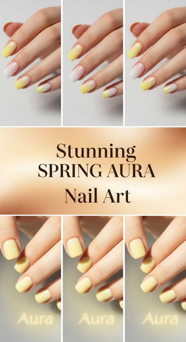 Stunning Spring Aura Nail Art 69ecf87f9aacf
