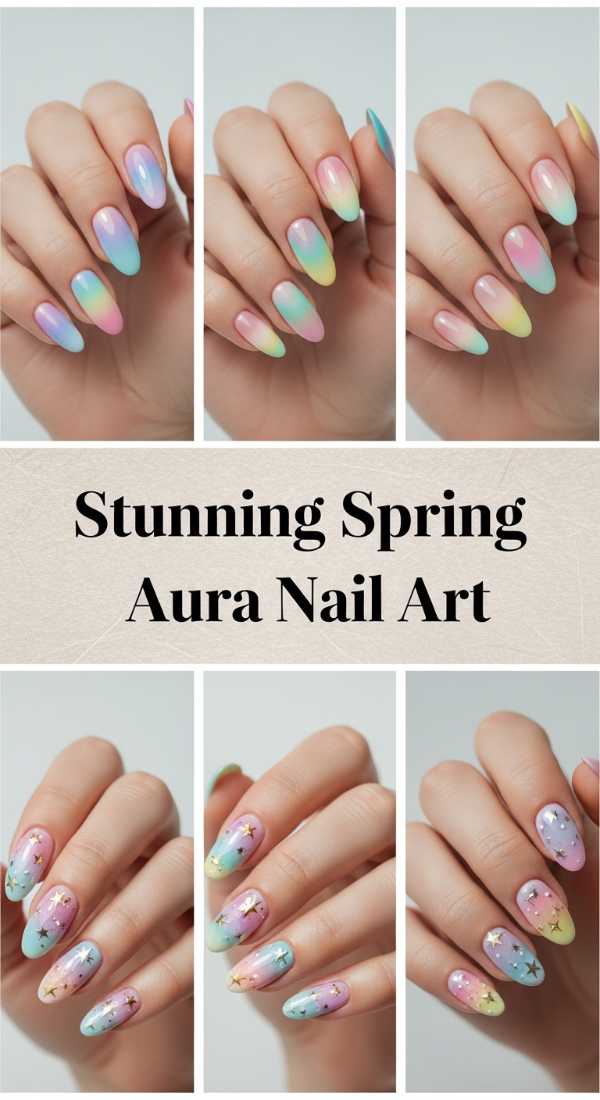 Stunning Spring Aura Nail Art 69ef3ad9229c0