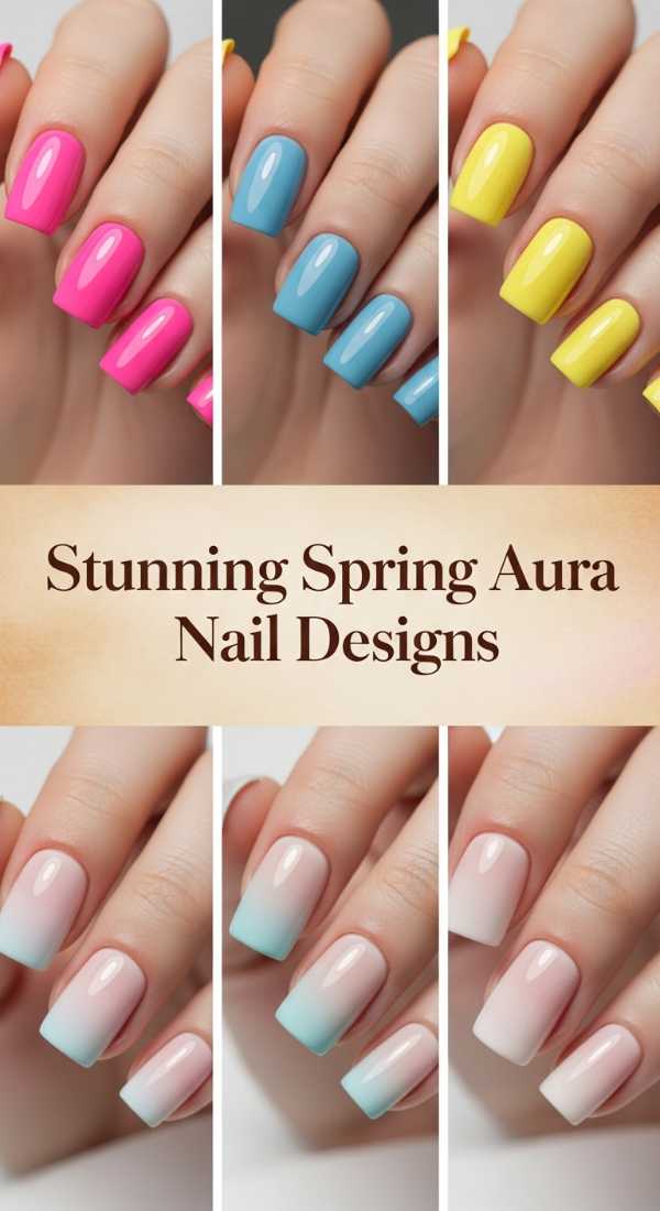 Stunning Spring Aura Nail Designs 69ef3ac4e5292
