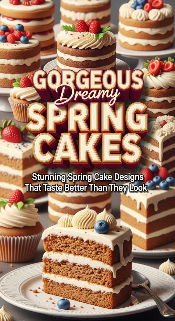 Stunning Spring Cake Design Ideas 69ef02778d321