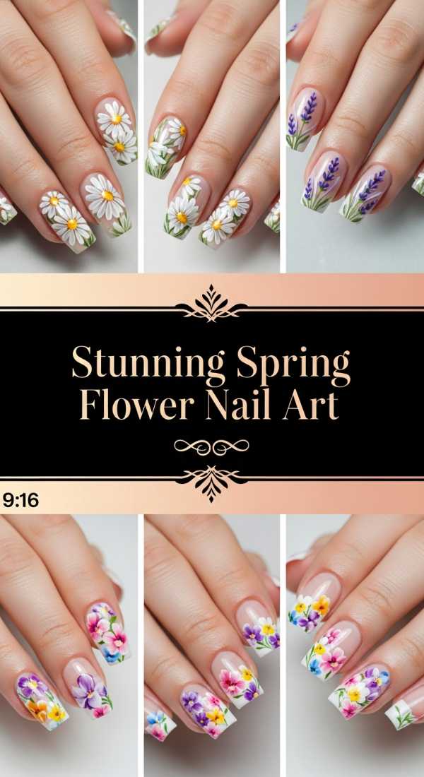 The Ultimate Spring Nail Lookbook: From Pastels to Petals Stunning Spring Flower Nail Art 69df3acdbecc9