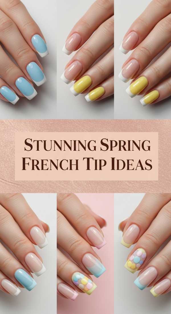 Stunning Spring French Tip Ideas 69f24a91625cf