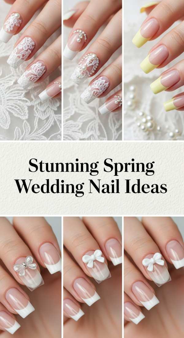 Stunning Spring Wedding Nail Ideas 69f32b7523107