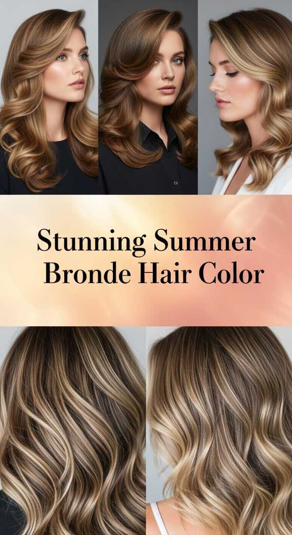 Stunning Summer Bronde Hair Color 69f262dc00395