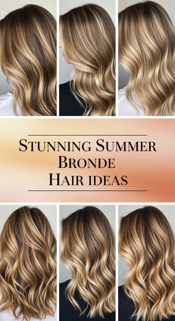 Stunning Summer Bronde Hair Ideas