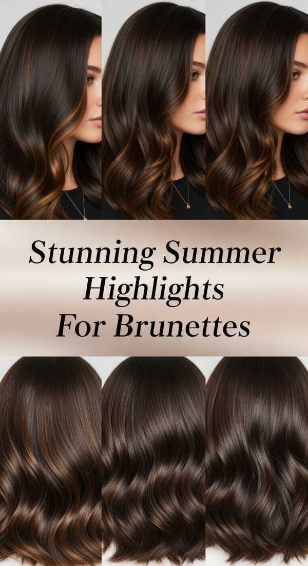 Stunning Summer Highlights For Brunettes 69ecedb44e6ef