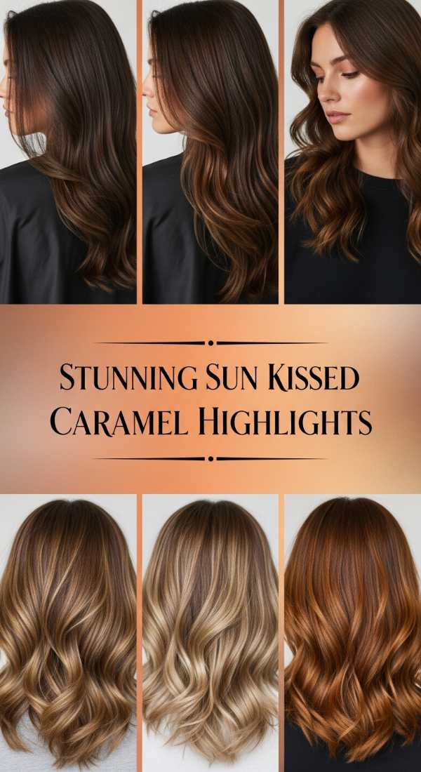 Stunning Sun Kissed Caramel Highlights 69e9cd066a8f9