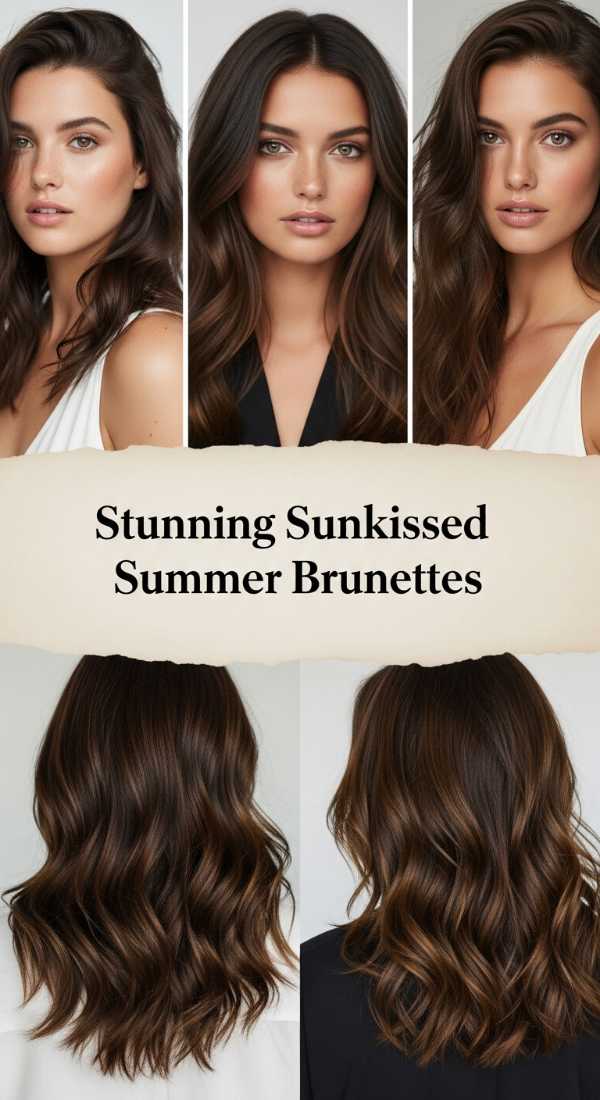 Stunning Sunkissed Summer Brunettes 69e9cd041cb8c