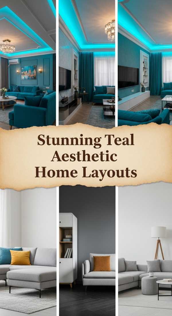 Stunning Teal Aesthetic Home Layouts 69e7779733e09