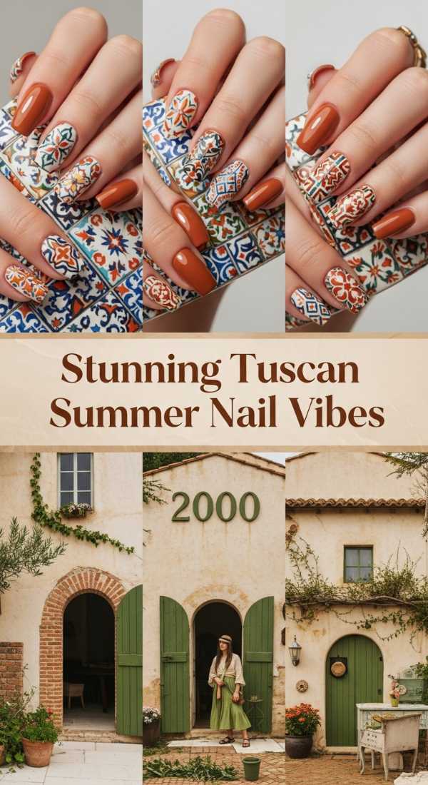 Stunning Tuscan Summer Nail Vibes 69ecf73979eb7