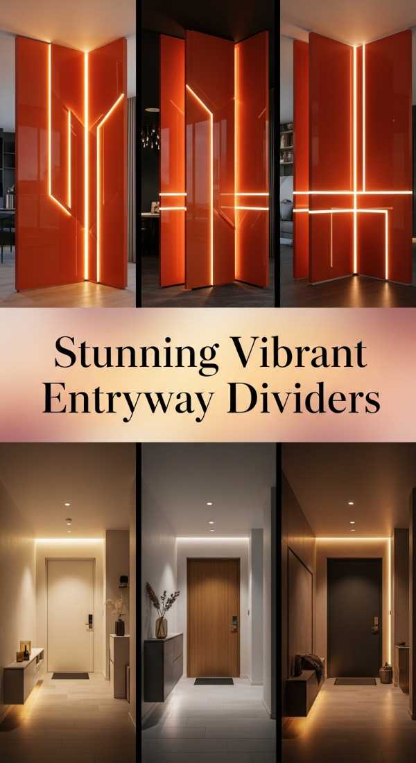 Stunning Vibrant Entryway Dividers 69efa27813ab8