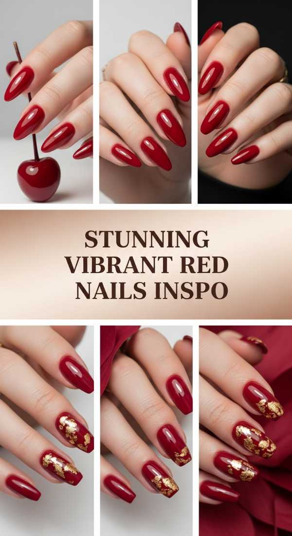 Stunning Vibrant Red Nails Inspo 69ef3c7a97f4d