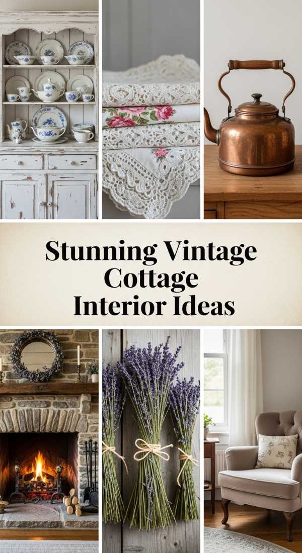 Stunning Vintage Cottage Interior Ideas 69df20e6a5ab2
