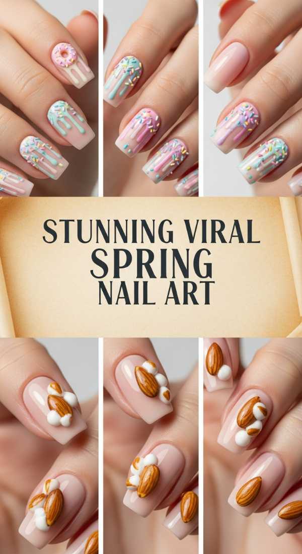 Stunning Viral Spring Nail Art 69df3ab99c142
