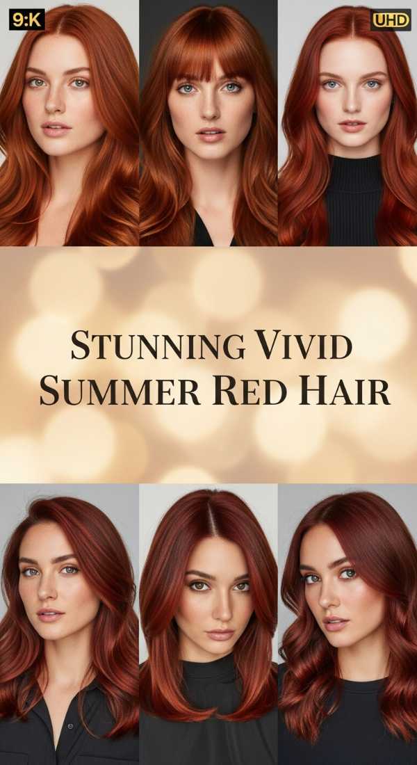 Stunning Vivid Summer Red Hair 69f33cb942293