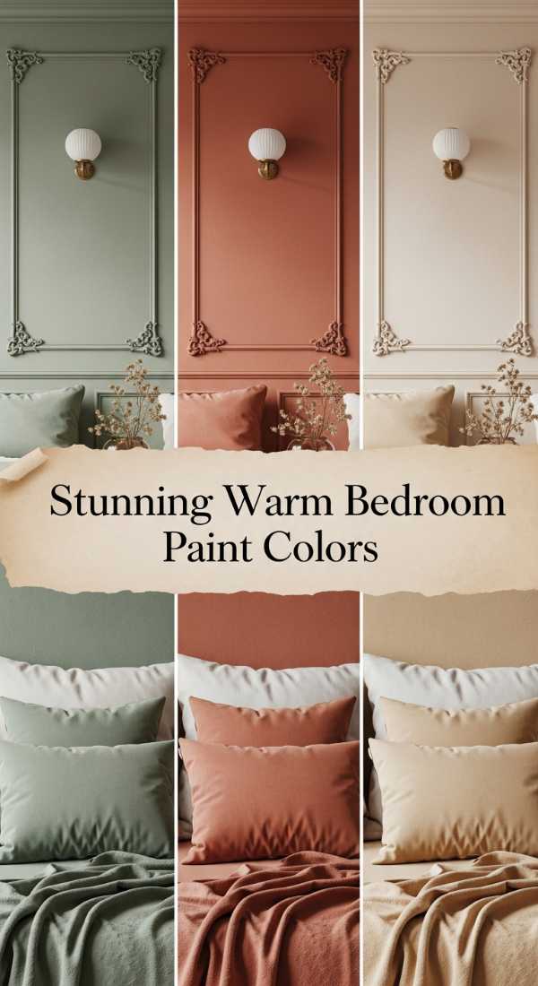 Stunning Warm Bedroom Paint Colors 69df4677c2e2c