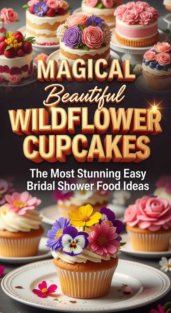 Stunning Wildflower Cupcakes For Your Next Baby Shower 69dfd95f8ef95