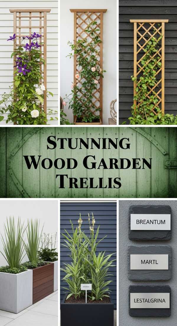 Stunning Wood Garden Trellis 69ea60c94cc26