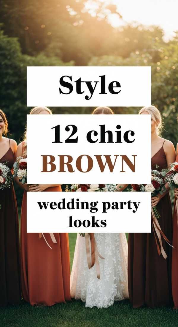 Style 12 Chic Brown Wedding Party Looks 69e60f4ac33df