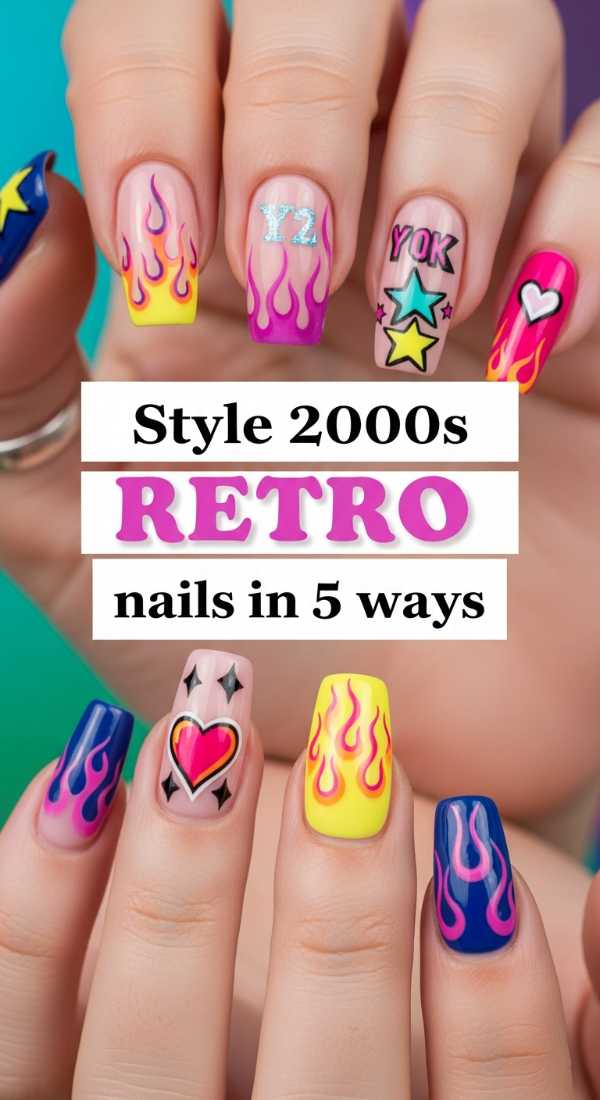 Style 2000s Retro Nails In 5 Ways 69eba3a971838