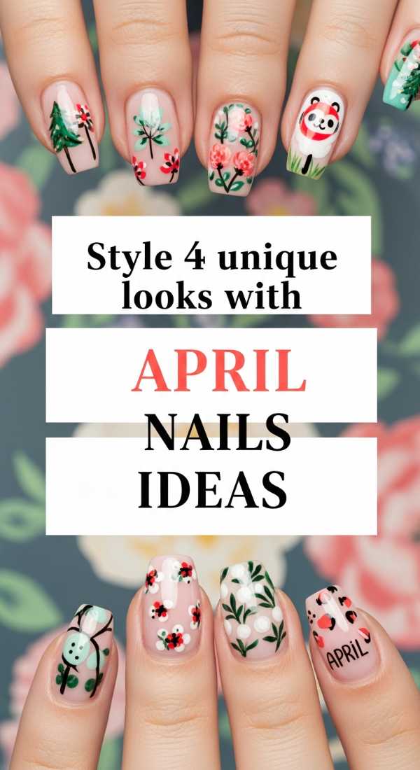 Style 4 Unique Looks With April Nails Ideas 69ed0aa502e0d