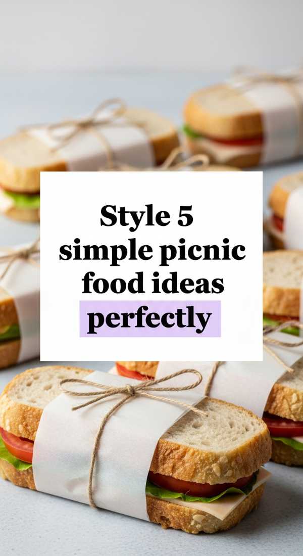Style 5 Simple Picnic Food Ideas Perfectly 69e4702f9f121