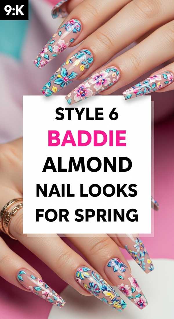 Style 6 Baddie Almond Nail Looks For Spring 69e3c071a43a1