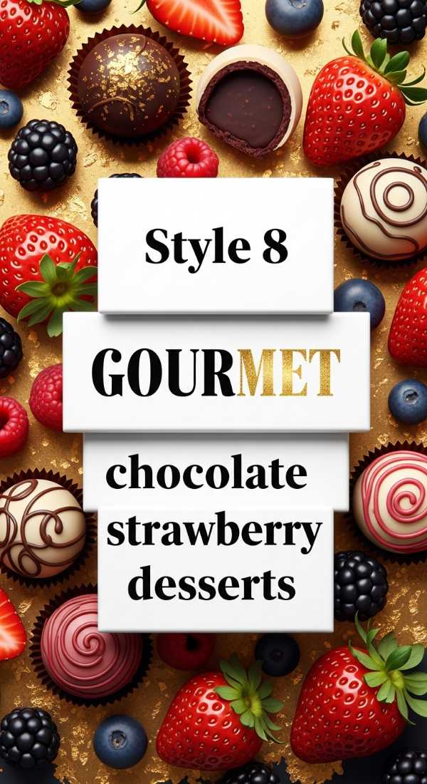 Style 8 Gourmet Chocolate Strawberry Desserts 69ef4b6c94aa6