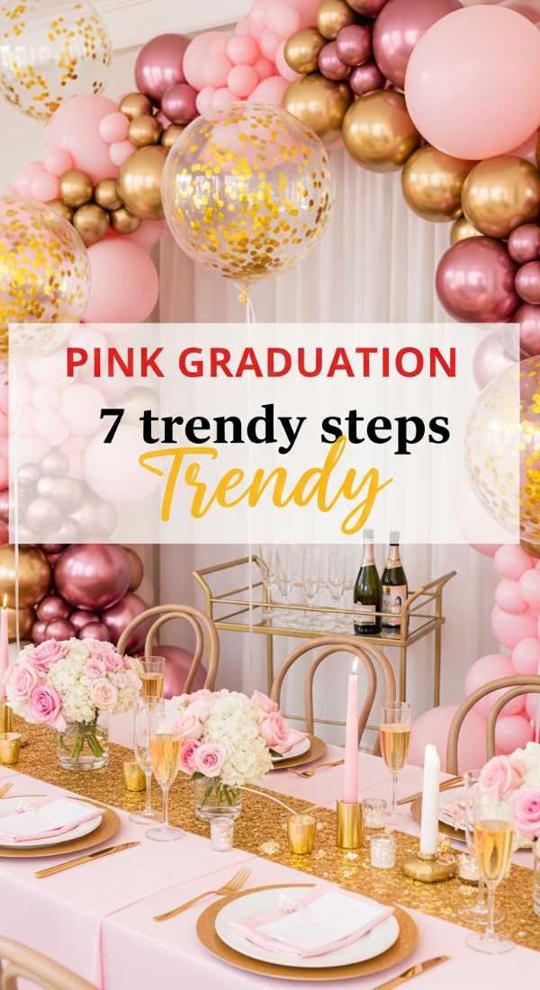 Style A Pink Graduation In 7 Trendy Steps 69ecac885ee55
