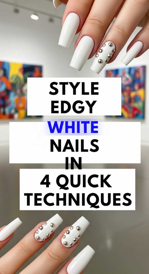 Style Edgy White Nails In 4 Quick Techniques 69e66162bcf45