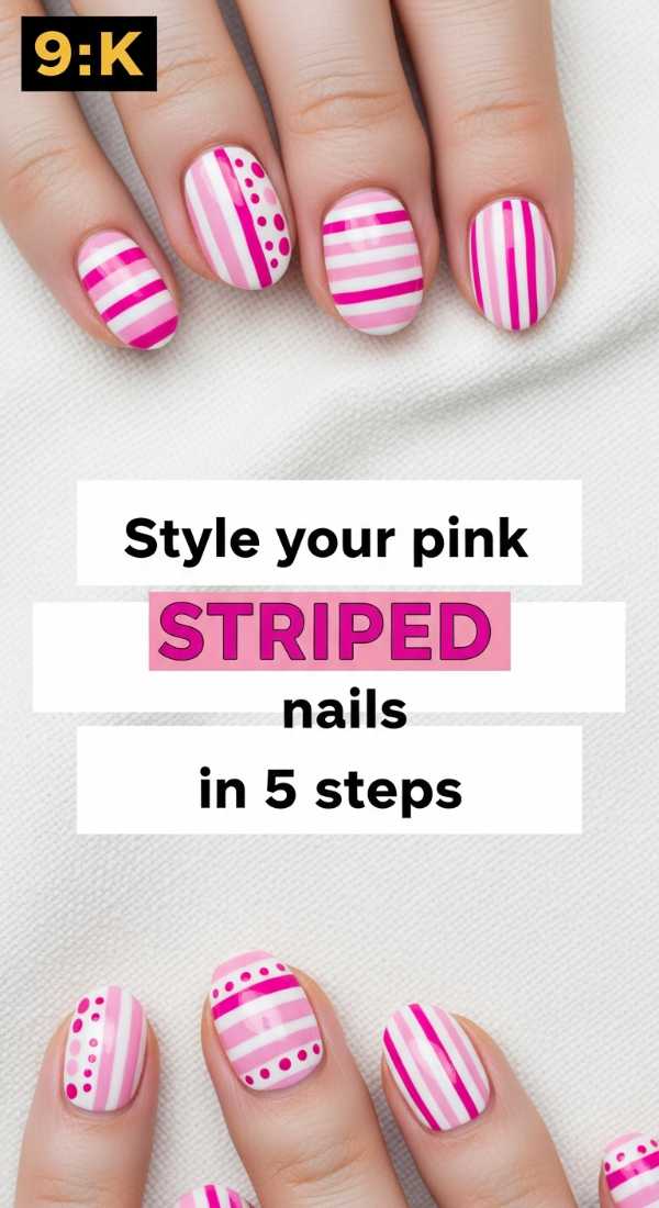 Style Your Pink Striped Nails In 5 Steps 69e3c06ad0c29