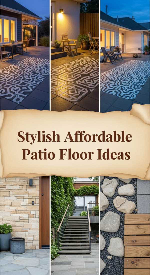 Stylish Affordable Patio Floor Ideas 69efa278f12a6