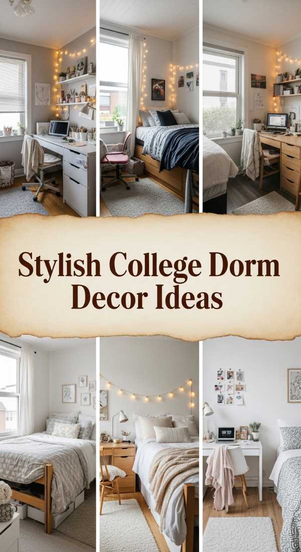 Stylish College Dorm Decor Ideas 69df1fc8559fd