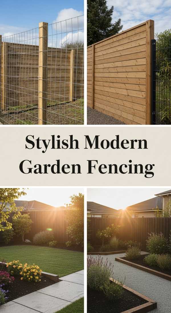 Stylish Modern Garden Fencing 69e777b975135