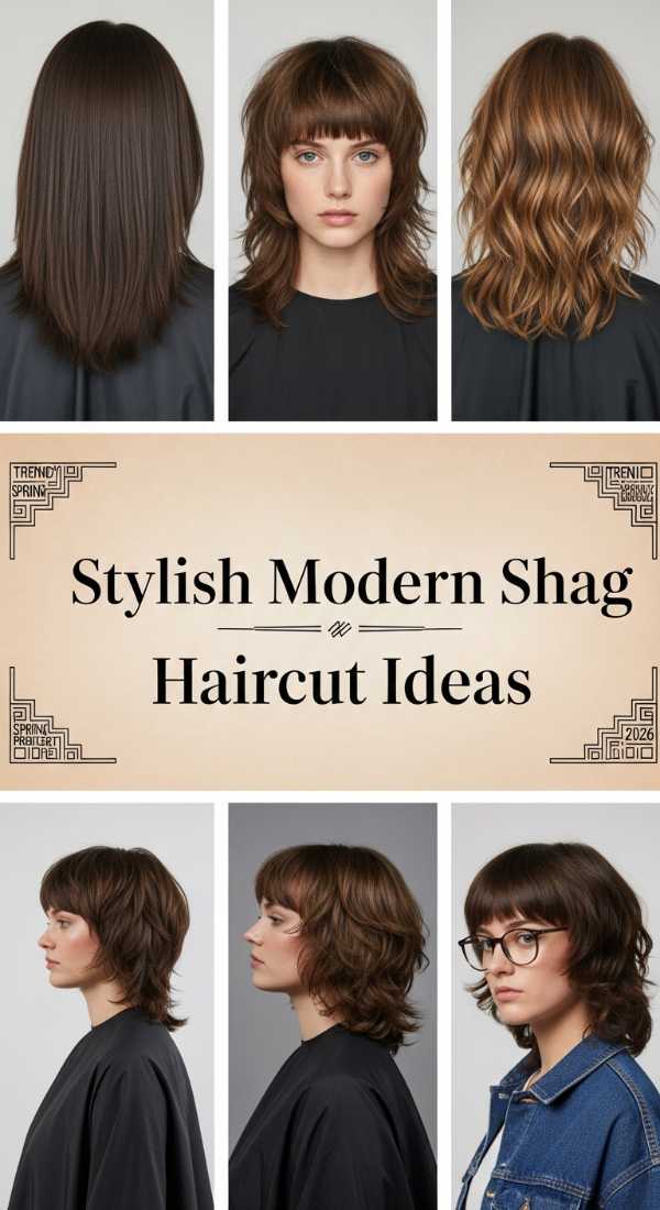 Stylish Modern Shag Haircut Ideas 69ef4a25766f8