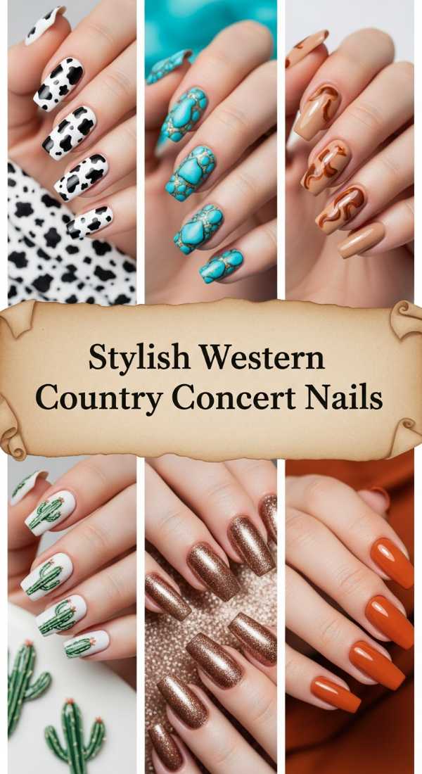 Stylish Western Country Concert Nails 69e757b3e95e8