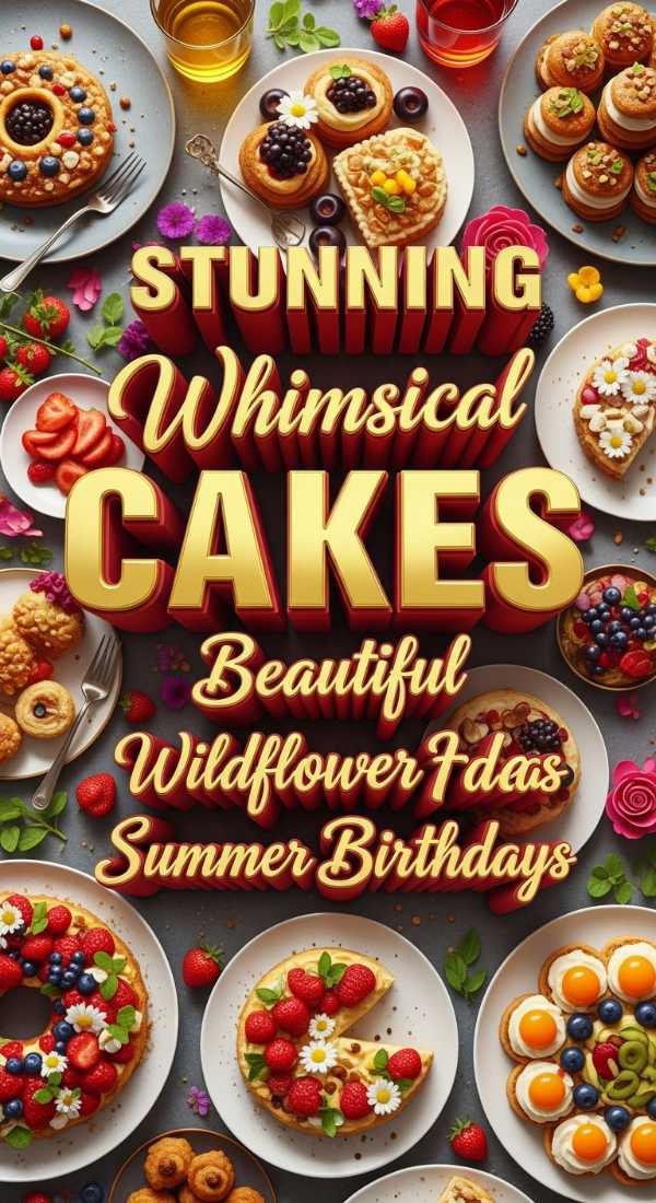 Summer Wildflower Cake Decorating Ideas 69edb9007584d