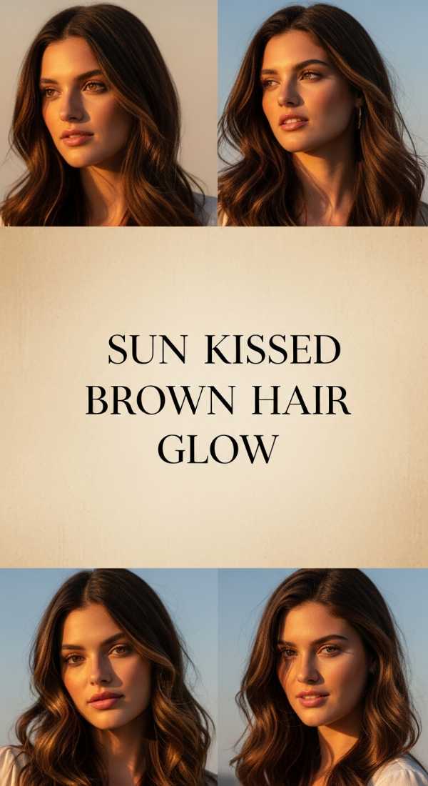 Sun Kissed Brown Hair Glow