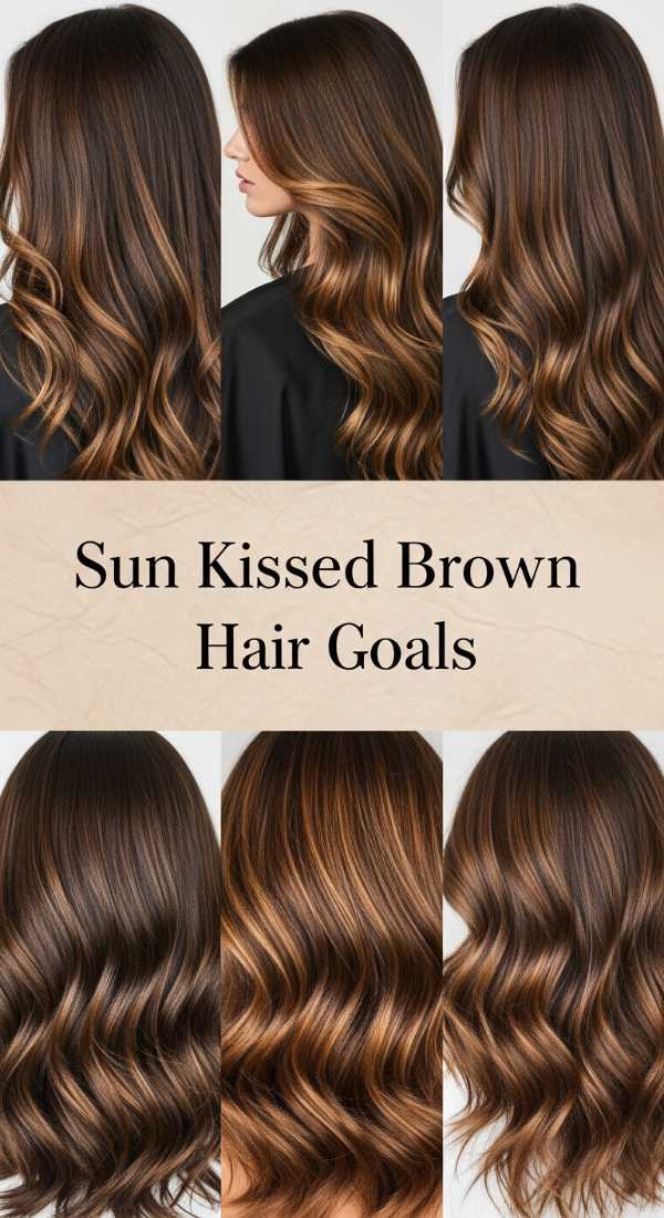 Sun Kissed Brown Hair Goals 69e5e1060802e